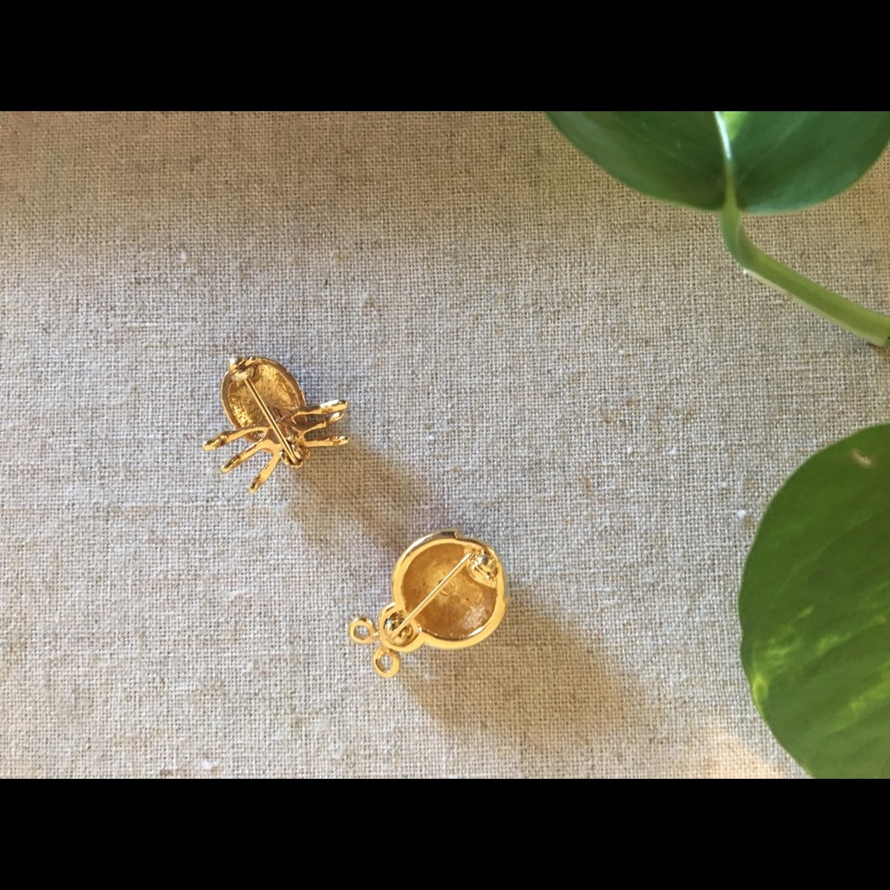Ladybug brooch set - Picture 2 of 2